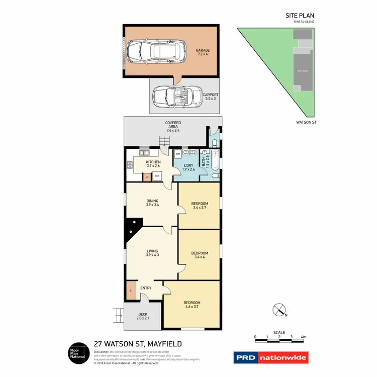 Floorplan of Homely house listing, 27 Watson Street, Mayfield NSW 2304