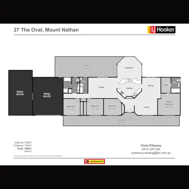 Floorplan of Homely house listing, 27 The Oval Drive, Mount Nathan QLD 4211