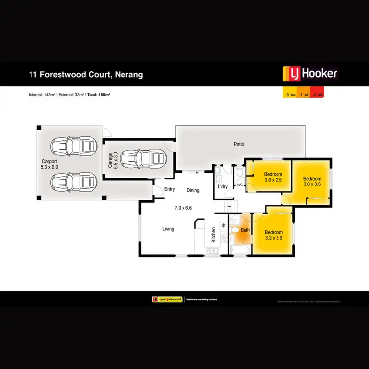 Floorplan of Homely house listing, 11 Forestwood Court, Nerang QLD 4211