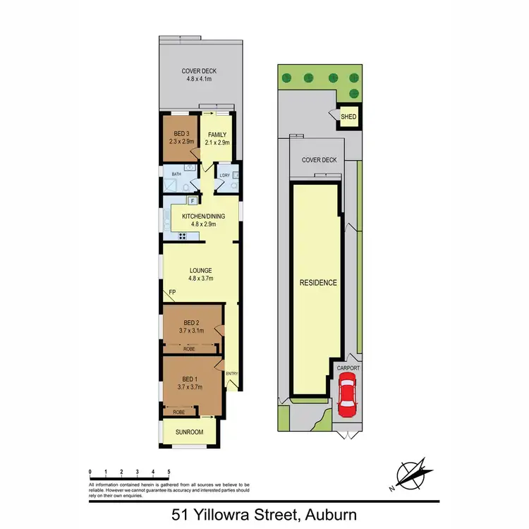Floorplan of Homely house listing, 51 Yillowra Street, Auburn NSW 2144