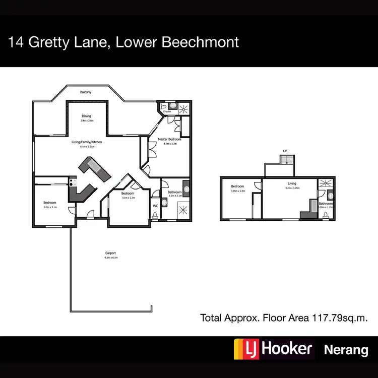 Floorplan of Homely house listing, 14 Gretty Lane, Lower Beechmont QLD 4211