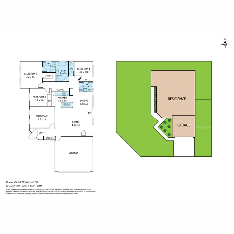 Floorplan of Homely house listing, 43 Munro Street, Windradyne NSW 2795
