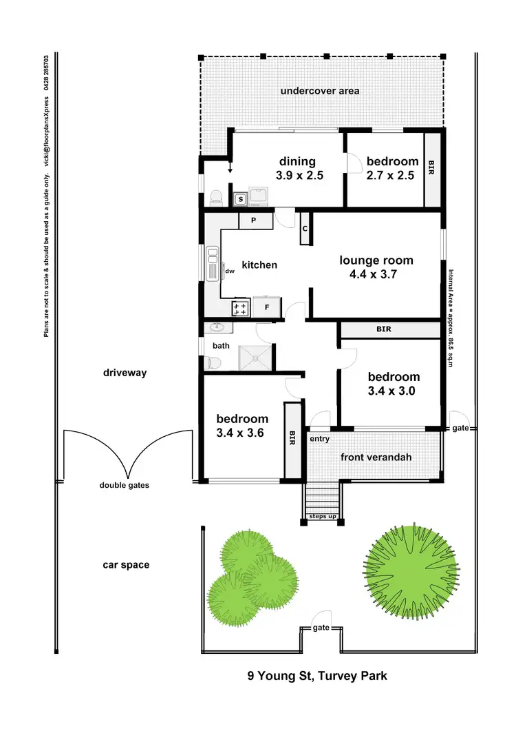 Floorplan of Homely house listing, 9 Young Street, Turvey Park NSW 2650