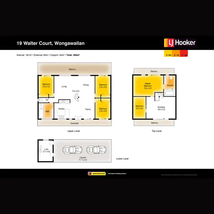 Floorplan of Homely house listing, 19 Walter Court, Wongawallan QLD 4210
