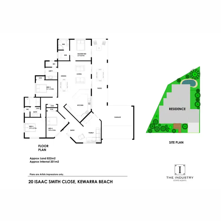 Floorplan of Homely house listing, 20 Isaac Smith Close, Kewarra Beach QLD 4879