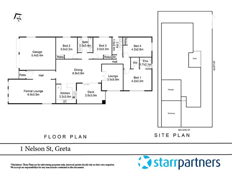 Floorplan of Homely house listing, 1 Nelson Street, Greta NSW 2334