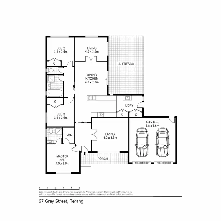 Floorplan of Homely house listing, 67 Grey Street, Terang VIC 3264