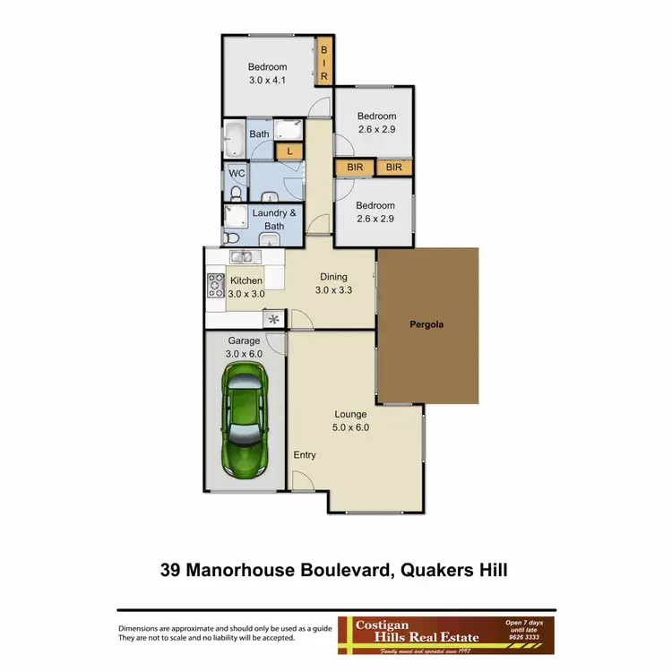 Floorplan of Homely house listing, 39 Manorhouse Boulevarde, Quakers Hill NSW 2763