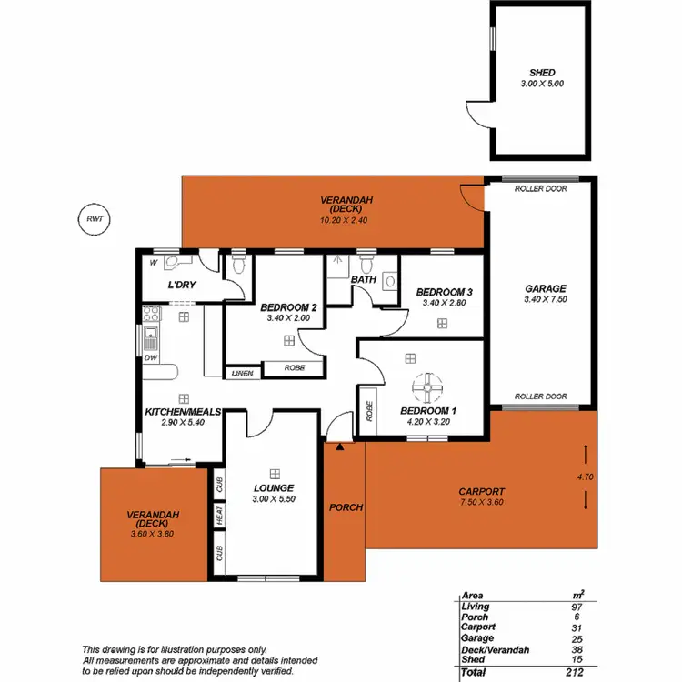Floorplan of Homely house listing, 16 Pearce Street, Christies Beach SA 5165