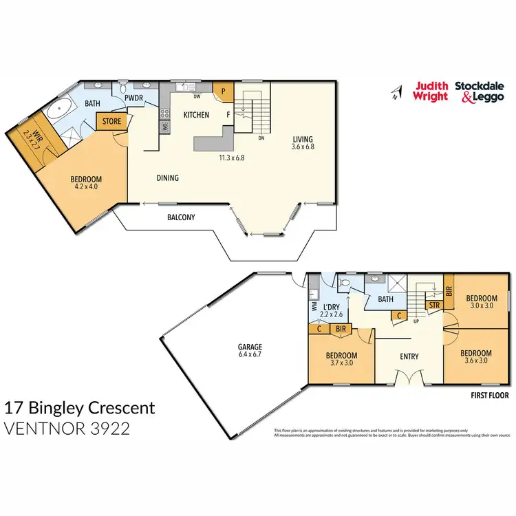 Floorplan of Homely house listing, 17 Bingley Crescent, Ventnor VIC 3922