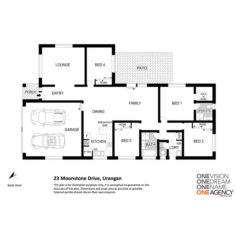 Floorplan of Homely house listing, 23 Moonstone Drive, Urangan QLD 4655