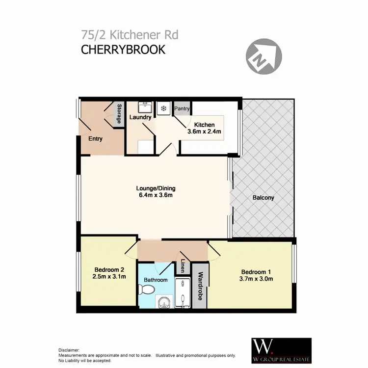 Floorplan of Homely unit listing, 75/2 Kitchener Road, Cherrybrook NSW 2126