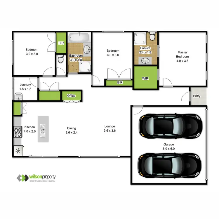 Floorplan of Homely house listing, 9 Tyrone Close, Traralgon VIC 3844