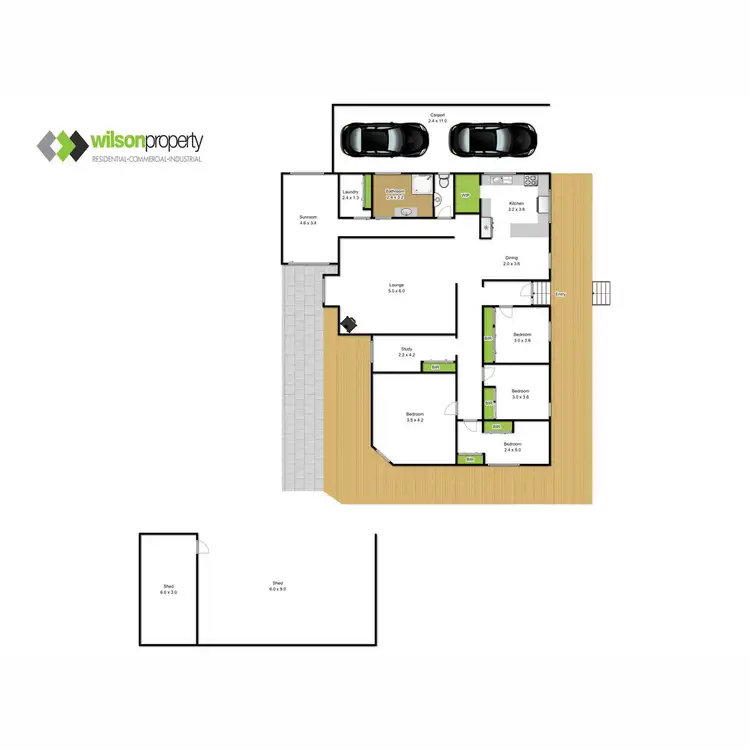 Floorplan of Homely rural property listing, 23-25 Hill Street, Toongabbie VIC 3856