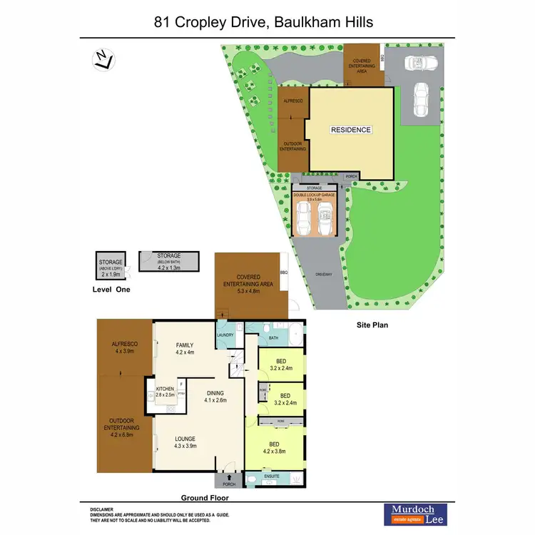Floorplan of Homely house listing, 81 Cropley Drive, Baulkham Hills NSW 2153