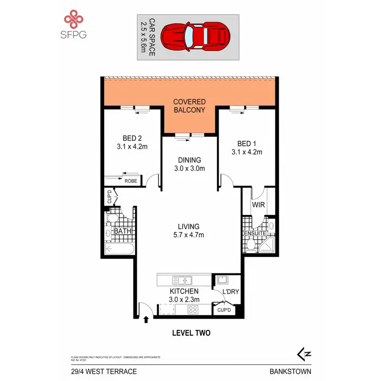 Floorplan of Homely apartment listing, 29/4 West Terrace, Bankstown NSW 2200