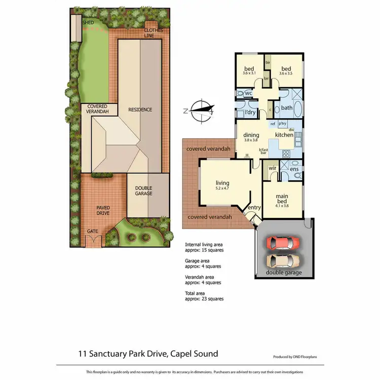 Floorplan of Homely house listing, 11 Sanctuary Park Drive, Capel Sound VIC 3940