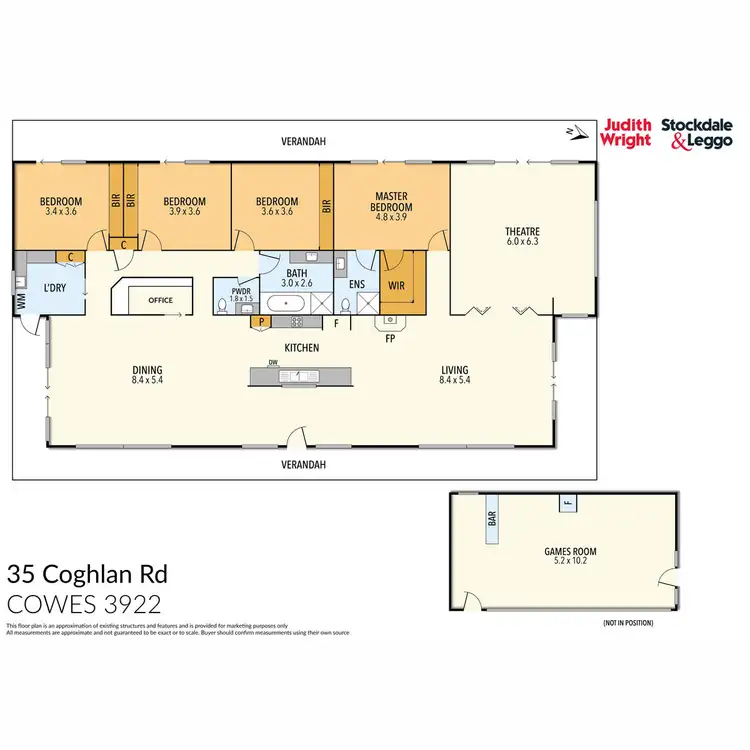 Floorplan of Homely house listing, 35 Coghlan Road, Cowes VIC 3922