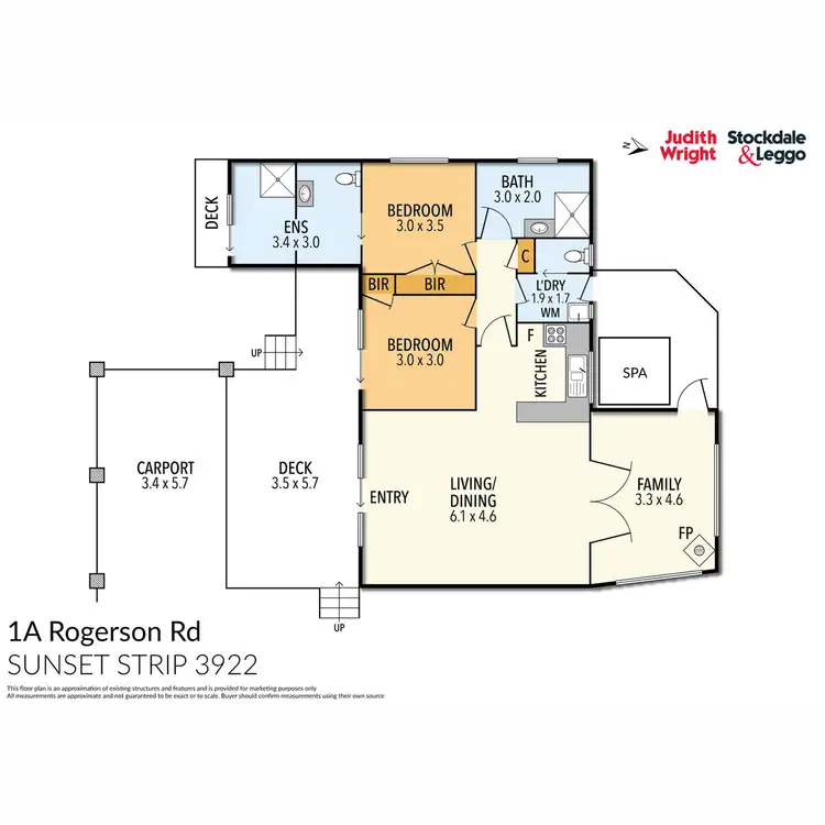 Floorplan of Homely house listing, 1a Rogerson Road, Sunset Strip VIC 3922