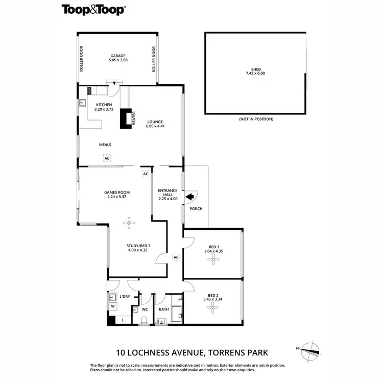 Floorplan of Homely house listing, 10 Lochness Avenue, Torrens Park SA 5062