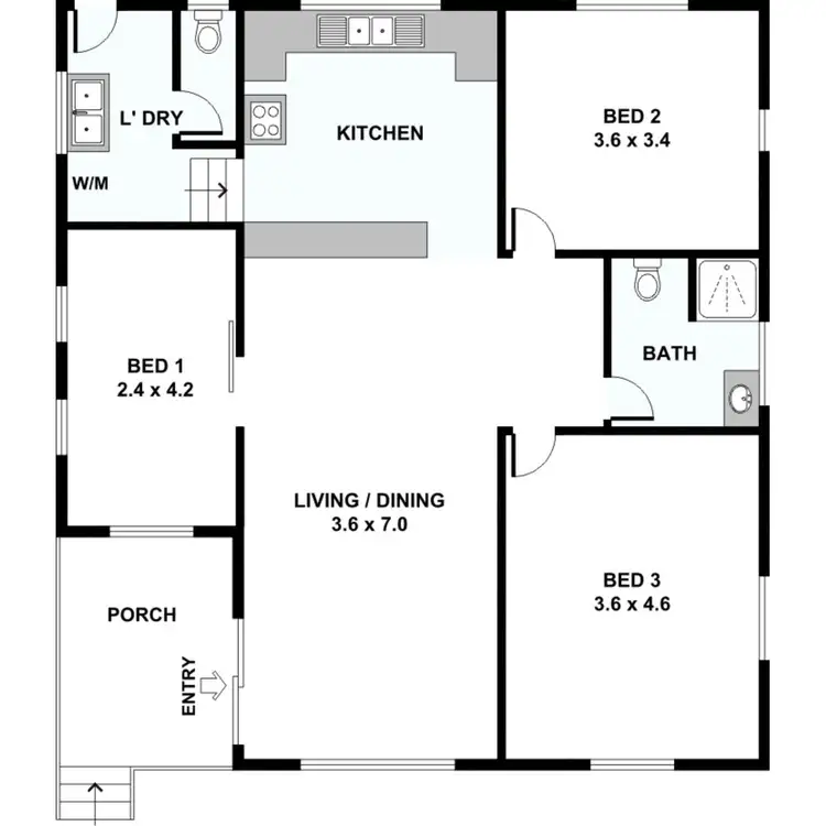 Floorplan of Homely house listing, 57 Hill Street, Tivoli QLD 4305