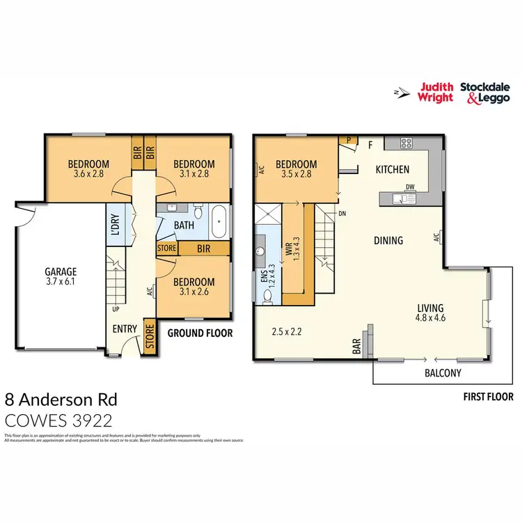 Floorplan of Homely house listing, 8 Anderson Road, Cowes VIC 3922