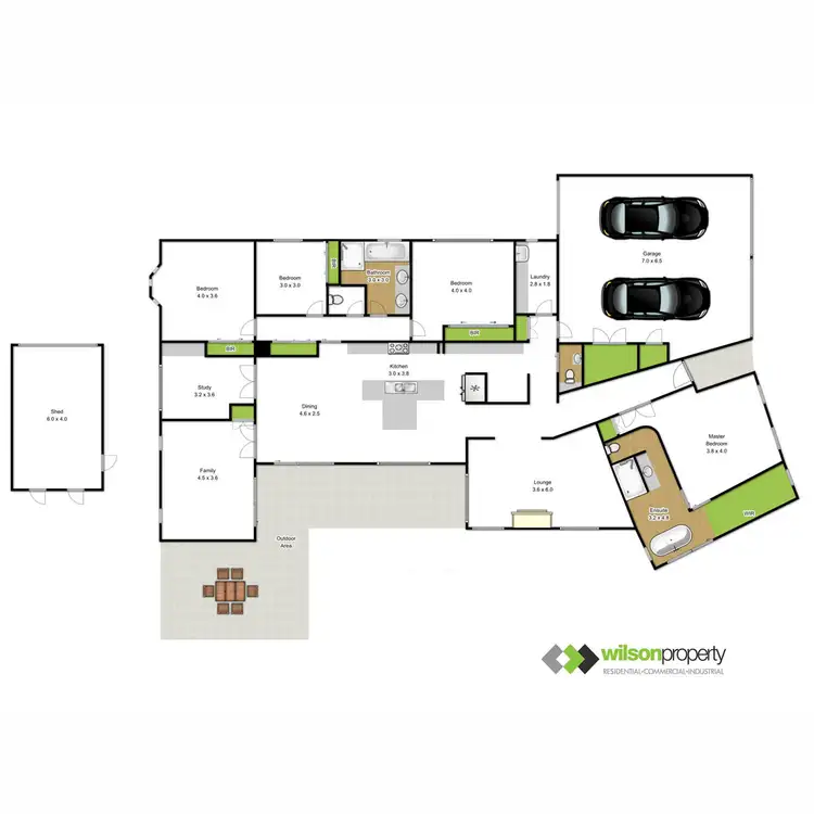 Floorplan of Homely house listing, 38 Grammar Drive, Traralgon VIC 3844