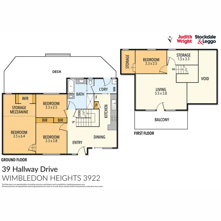 Floorplan of Homely house listing, 39 Hallway Drive, Wimbledon Heights VIC 3922