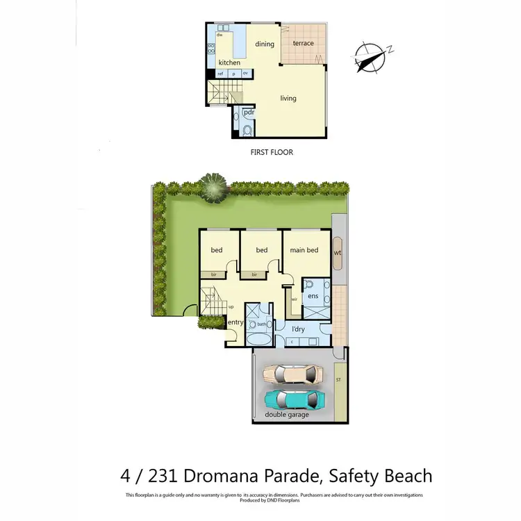 Floorplan of Homely townhouse listing, 4/231 Dromana Parade, Safety Beach VIC 3936