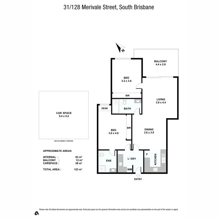 Floorplan of Homely apartment listing, 31/128 Merivale Street, South Brisbane QLD 4101