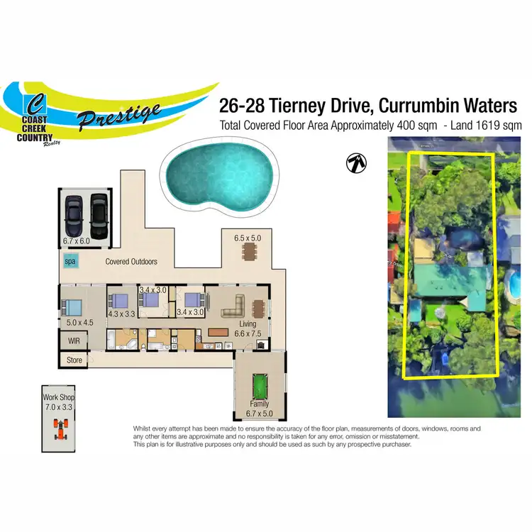 Floorplan of Homely house listing, 26-28 Tierney Drive, Currumbin Waters QLD 4223