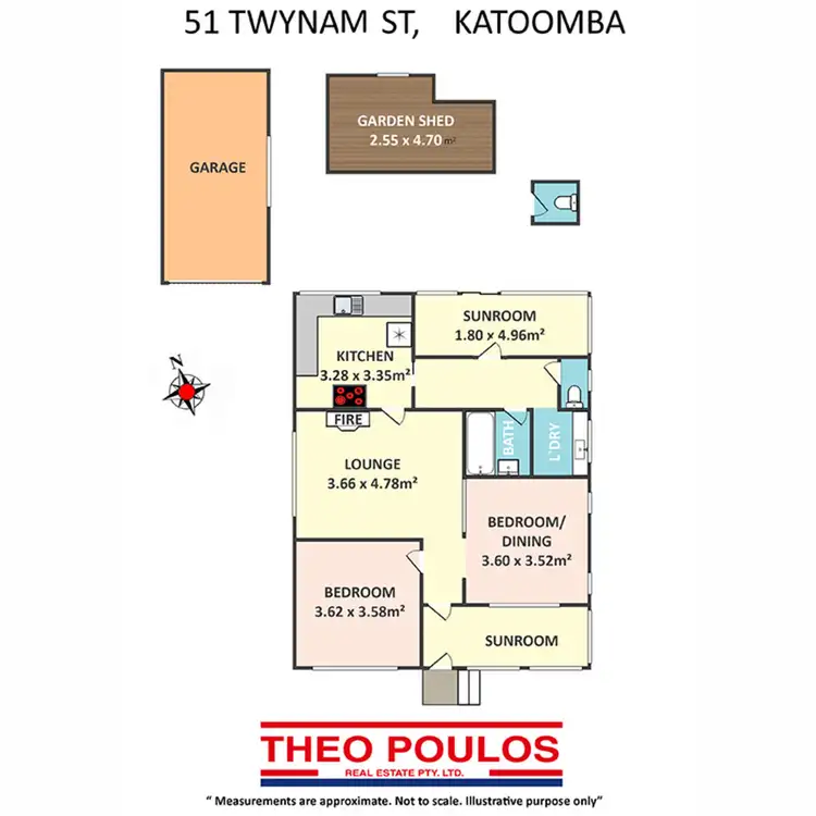 Floorplan of Homely house listing, 51 Twynam Street, Katoomba NSW 2780