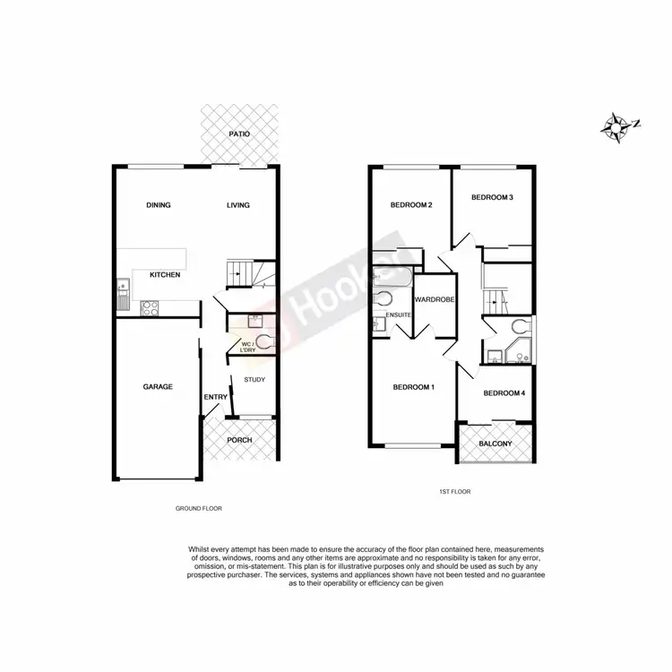 Floorplan of Homely townhouse listing, 42/1 Jaffa Crescent, Calamvale QLD 4116