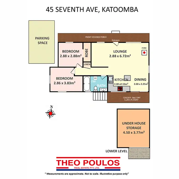 Floorplan of Homely house listing, 45 Seventh Avenue, Katoomba NSW 2780