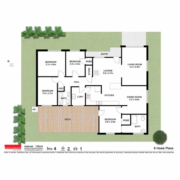 Floorplan of Homely house listing, 8 Hosie Place, Goonellabah NSW 2480