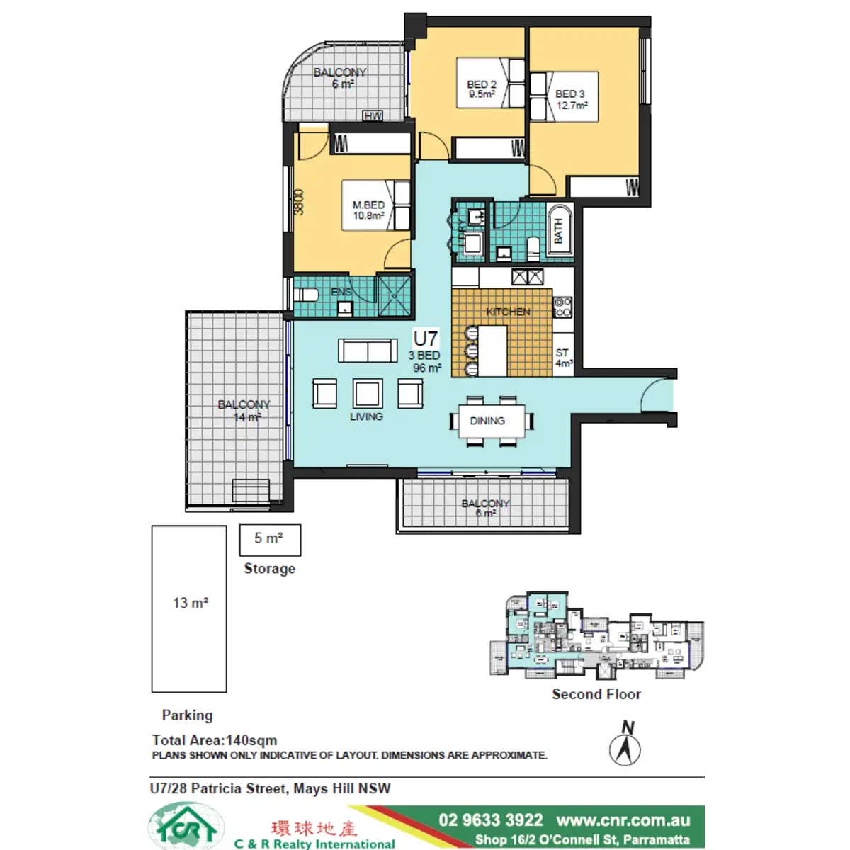 Floorplan of Homely apartment listing, 7/28 Patricia Street, Mays Hill NSW 2145