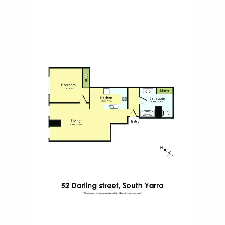 Floorplan of Homely apartment listing, LG7/52 Darling Street, South Yarra VIC 3141