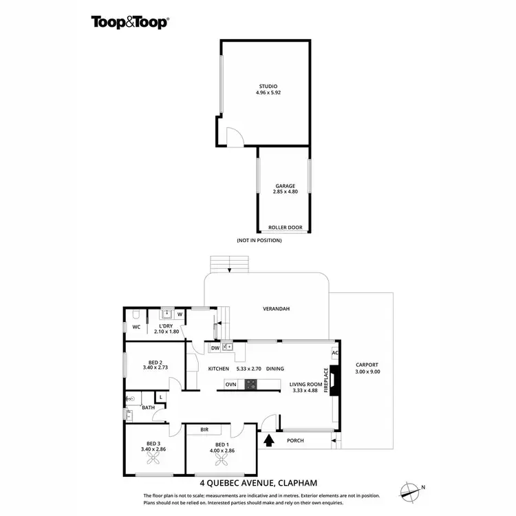 Floorplan of Homely house listing, 4 Quebec Avenue, Clapham SA 5062