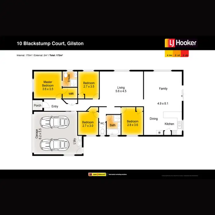 Floorplan of Homely house listing, 10 Blackstump Court, Gilston QLD 4211