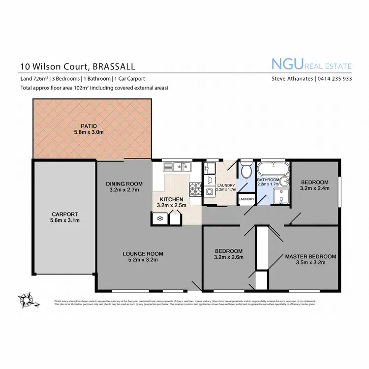 Floorplan of Homely house listing, 10 Wilson Court, Brassall QLD 4305