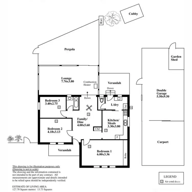 Floorplan of Homely house listing, 5 Galloway Road, Christies Beach SA 5165