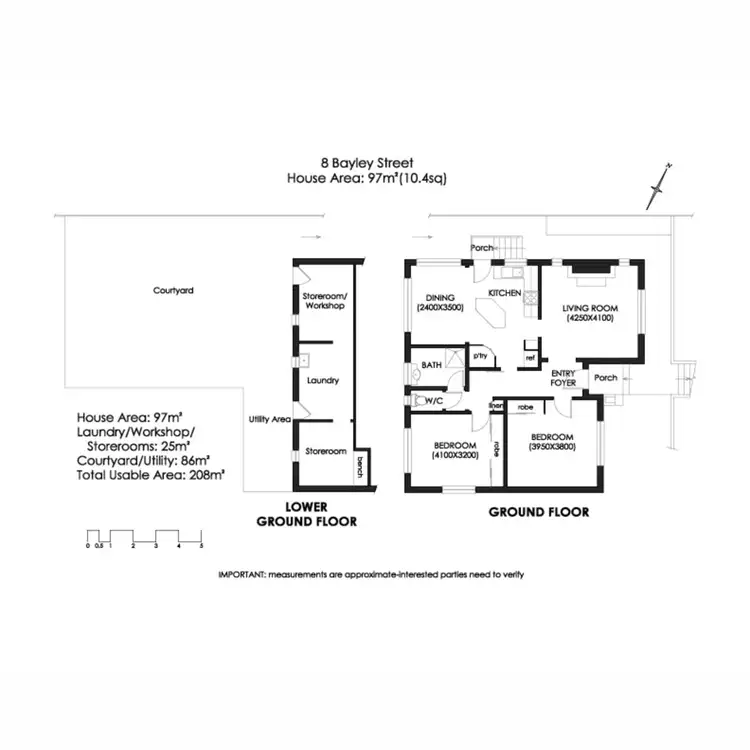 Floorplan of Homely house listing, 8 Bayley Street, Glebe TAS 7000