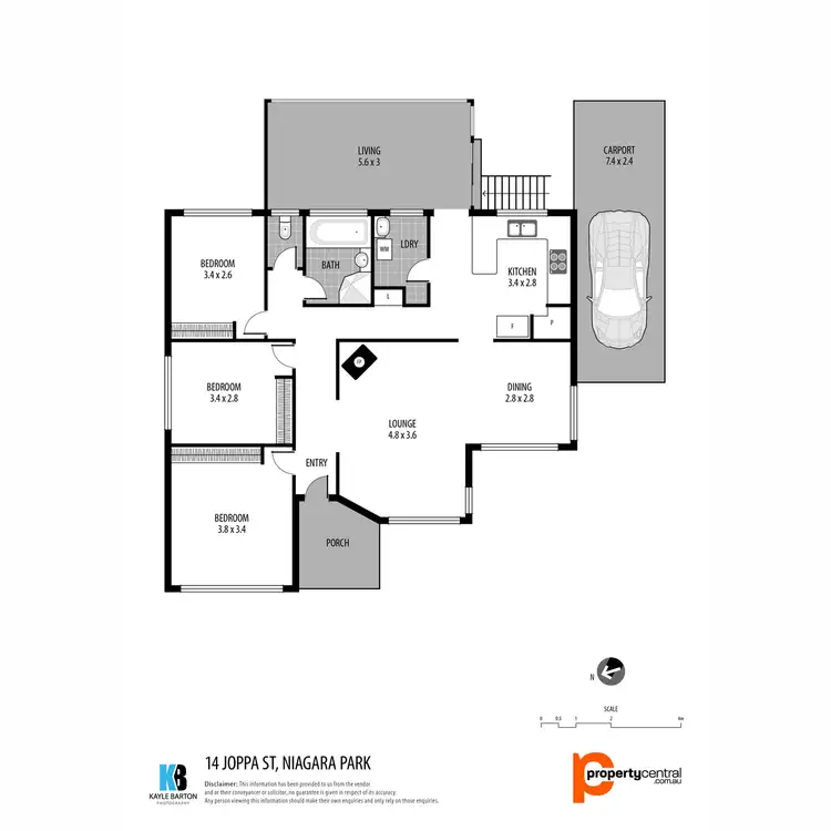 Floorplan of Homely house listing, 14 Joppa Street, Niagara Park NSW 2250
