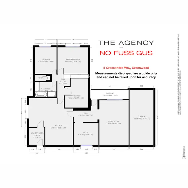 Floorplan of Homely house listing, 5 Crossandra Way, Greenwood WA 6024
