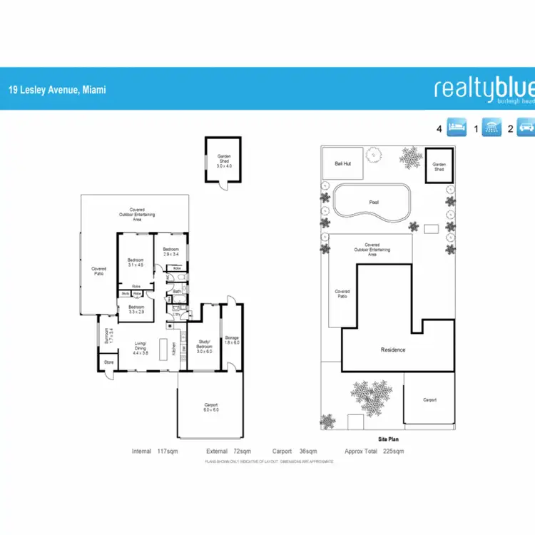 Floorplan of Homely house listing, 19 Lesley Avenue, Miami QLD 4220