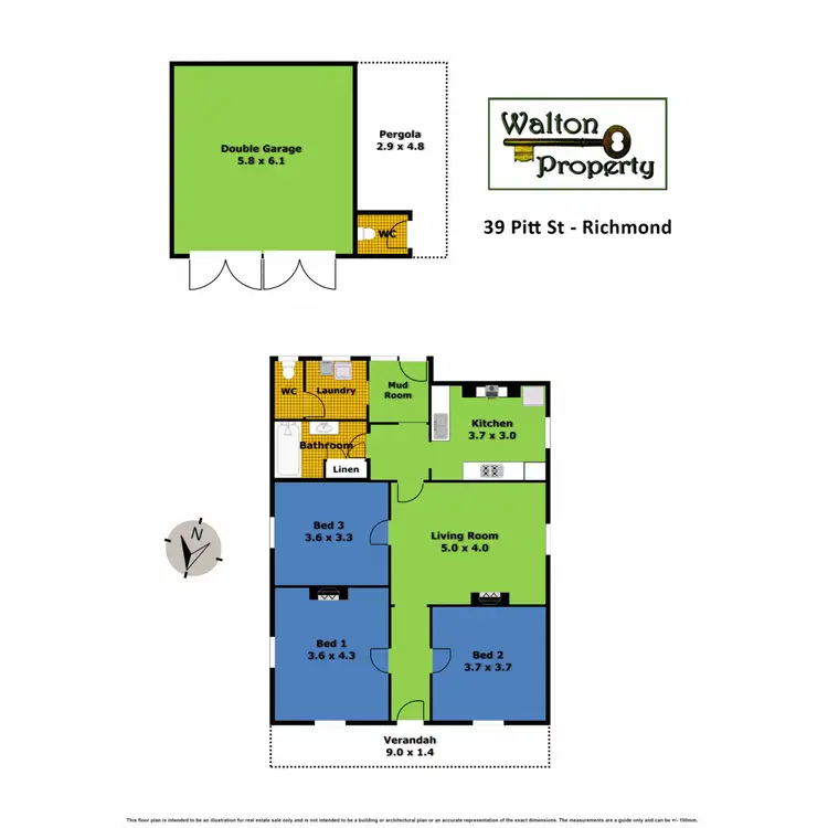 Floorplan of Homely house listing, 39 Pitt Street, Richmond NSW 2753