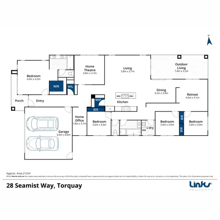 Floorplan of Homely house listing, 28 Seamist Way, Torquay VIC 3228