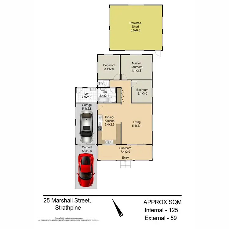 Floorplan of Homely house listing, 25 Marshall Street, Strathpine QLD 4500