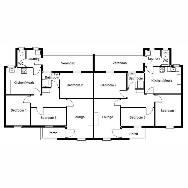 Floorplan of Homely house listing, 55-57 Stokes Terrace, Port Augusta West SA 5700