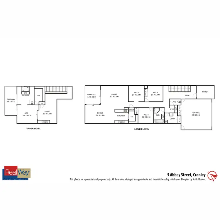 Floorplan of Homely house listing, 5 Abbey Street, Cranley QLD 4350